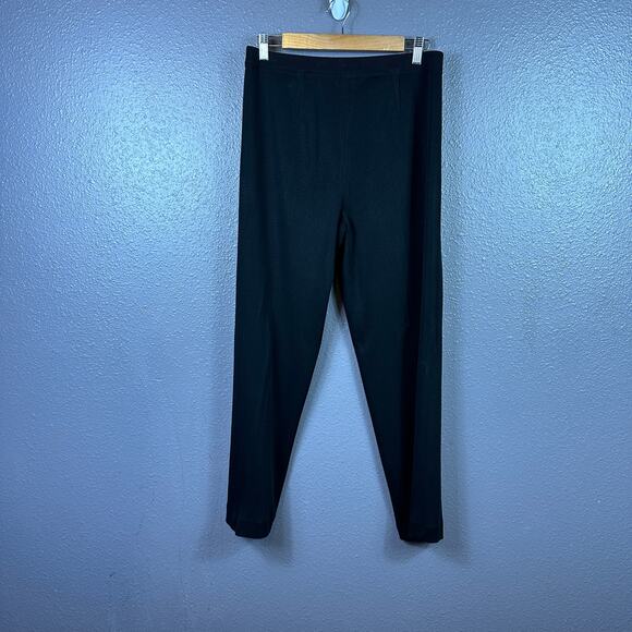 Exclusively MISOOK Womens Size Medium Pants Pull On High Rise Black Acrylic - Picture 1 of 4